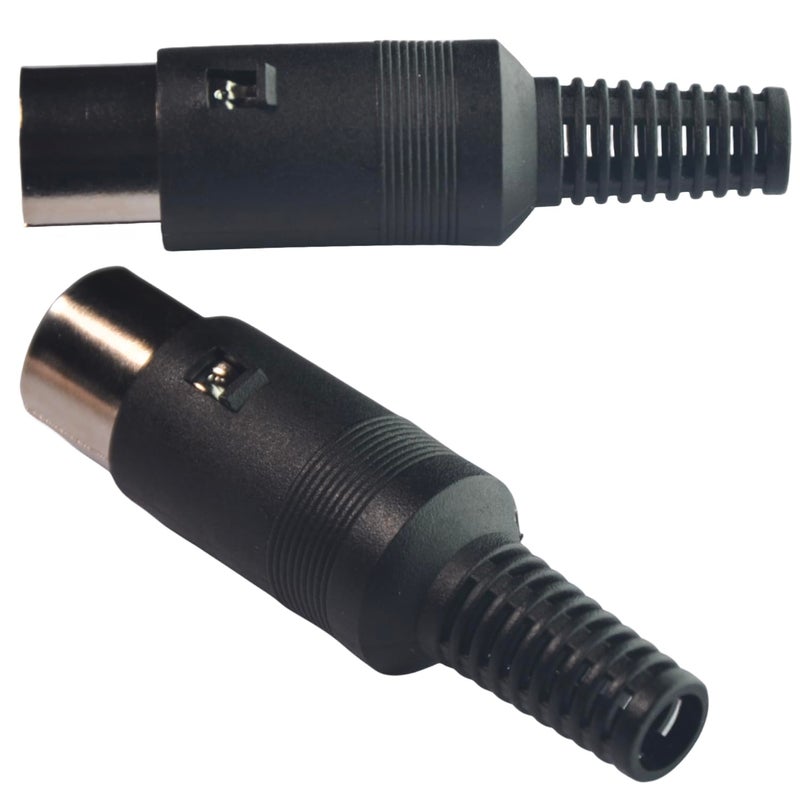 CESS DIN Male Plug 3-Pin Connector - 3 Pin DIN Jack (2 Pack), Dependable Design, Easy to Solder - Image 4